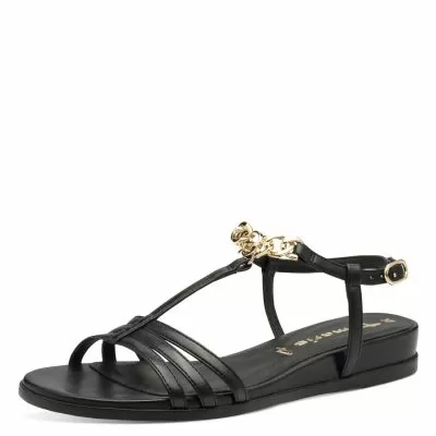 Дамски Равни Сандали  TAMARIS - 1-28141-44-001 BLACK