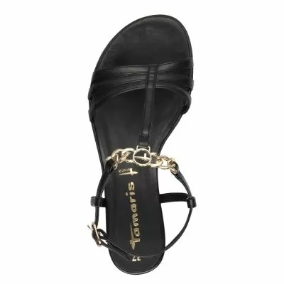 Дамски Равни Сандали  TAMARIS - 1-28141-44-001 BLACK
