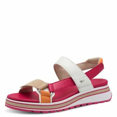 Women`s Sandals On Platform TAMARIS-1-28267-44-595 FUXIA COMB