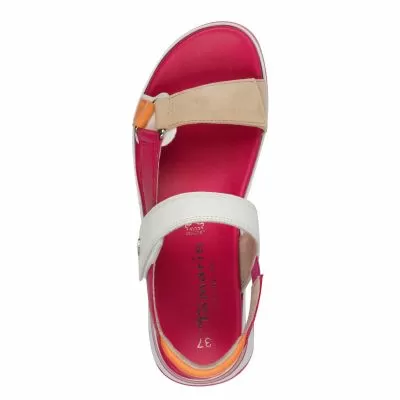 Women`s Sandals On Platform TAMARIS-1-28267-44-595 FUXIA COMB