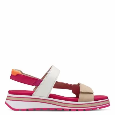 Women`s Sandals On Platform TAMARIS-1-28267-44-595 FUXIA COMB