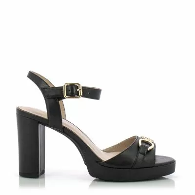 Дамски Сандали На Ток GEOX-D55B6A D WALK PLEASURE 85S BLACK