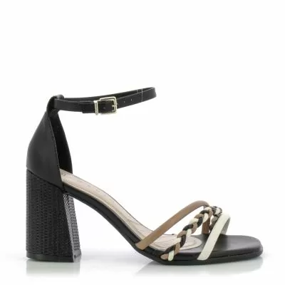 Дамски Сандали На Ток RAMARIM - 2441206 COCONUT/CAMEL/BLACK