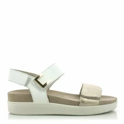 Дамски Сандали На Платформа IMAC-758050 DAISY PLATINUM/WHITE