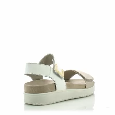Дамски Сандали На Платформа IMAC-758050 DAISY PLATINUM/WHITE
