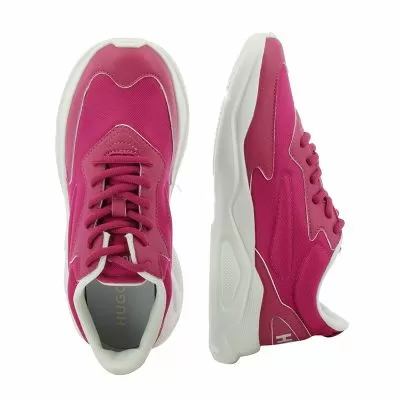 Дамски Сникърс HUGO - 50536660 LEON RUNN CVPUW N BRIGHT PINK