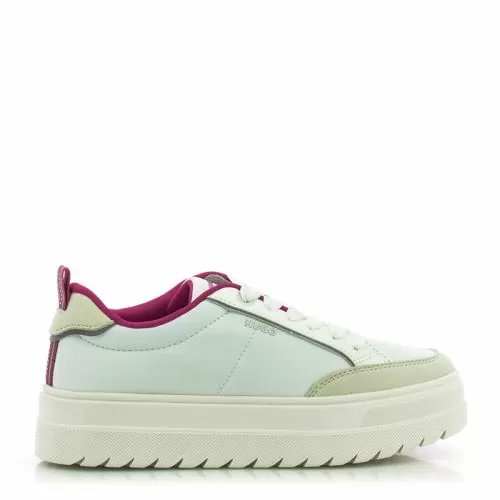 Дамски Сникърс HUGO - 50536343 LYSSA TENN NYSDPU OPEN WHITE