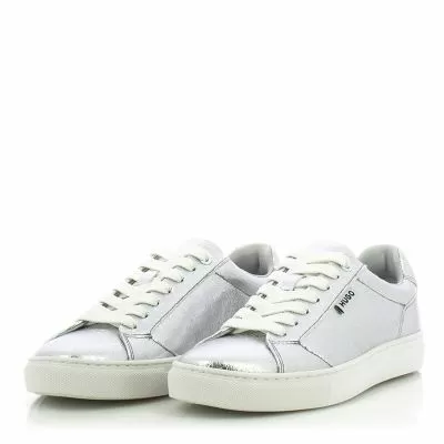 Дамски Сникърс HUGO - 50541657 MORRIE TENN CRK SILVER