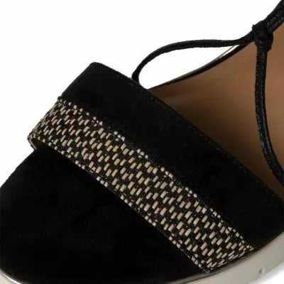 Women`s Sandals On Platform TAMARIS-1-28361-42-098 BLACK COMB