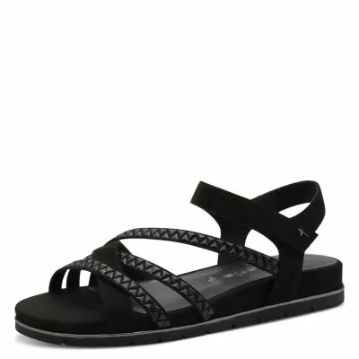 Дамски Равни Сандали  TAMARIS - 1-28152-44-001 BLACK