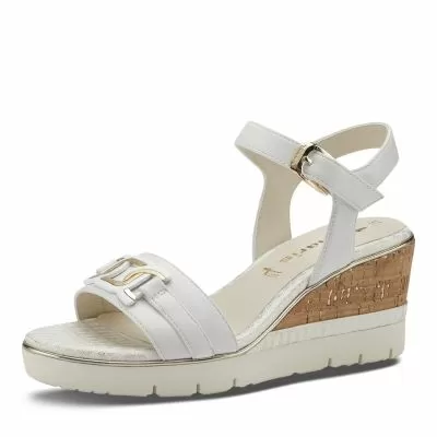 Women`s Sandals On Platform TAMARIS-1-28702-42-100 WHITE