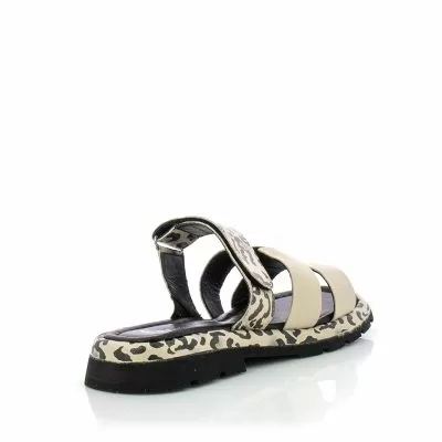 Дамски Равни Чехли CARLO FABIANI-050-10961 BEIGE/LEOPARD