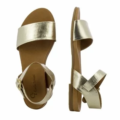 Дамски Равни Сандали CARLO FABIANI-030-02-0034 MTL GOLD