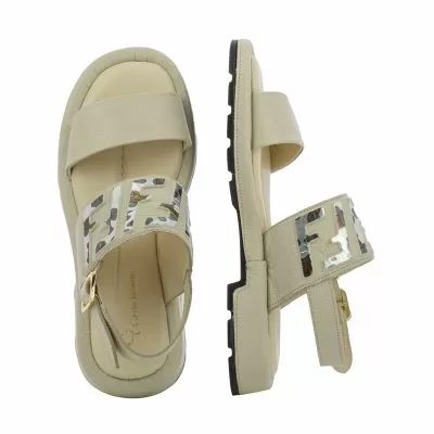 Дамски Равни Сандали CARLO FABIANI-111-E-5044 BEIGE