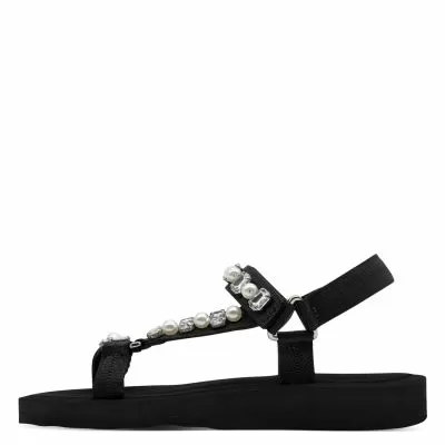 Дамски Равни Сандали  TAMARIS - 1-28269-44-043 BLACK GLAM