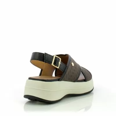 Дамски Сандали На Платформа GEOX-D550VB D SPHERICA ECUB-3 S BROWN/BLACK
