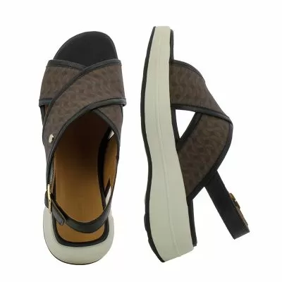 Дамски Сандали На Платформа GEOX-D550VB D SPHERICA ECUB-3 S BROWN/BLACK