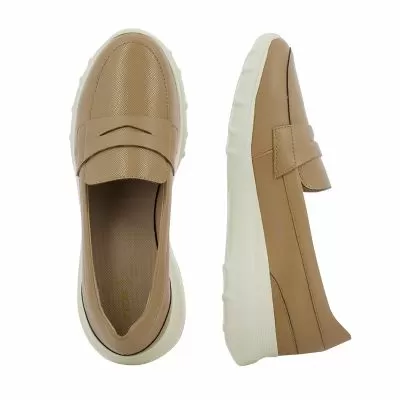 Дамски Мокасини GEOX - D45LPA D ALLENIEE BEIGE