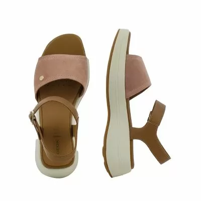 Дамски Сандали На Платформа GEOX-D550VA GEOX D SPHERICA ECUB-3 S Antique Rose/Camel 74