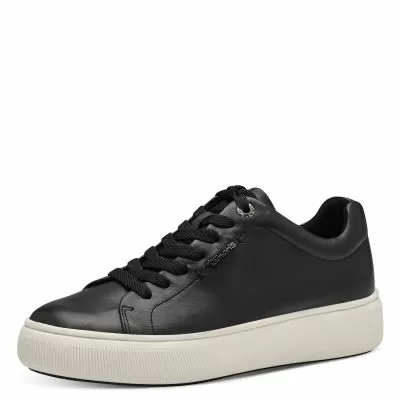 Woman`s Sneakers TAMARIS-1-23736-42-003 BLACK LEATHER