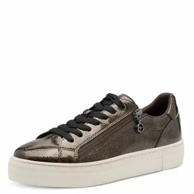 Woman`s Sneakers TAMARIS-1-23313-41-987 BRONCE PATENT