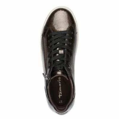 Woman`s Sneakers TAMARIS-1-23313-41-987 BRONCE PATENT