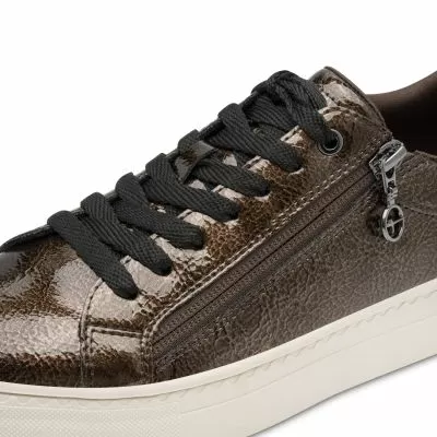 Woman`s Sneakers TAMARIS-1-23313-41-987 BRONCE PATENT
