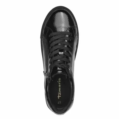 Woman`s Sneakers TAMARIS-1-23313-41-018 BLACK PATENT