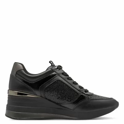 Woman`s Sneakers TAMARIS-1-23703-41-098 BLACK COMB