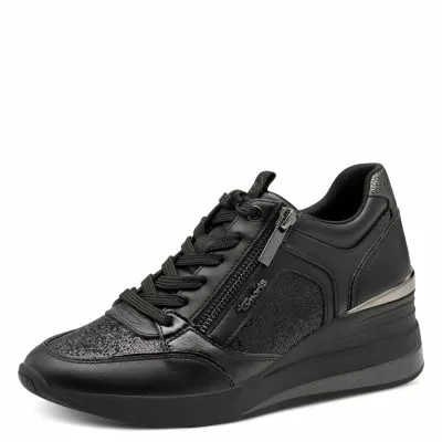 Woman`s Sneakers TAMARIS-1-23703-41-098 BLACK COMB