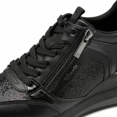 Woman`s Sneakers TAMARIS-1-23703-41-098 BLACK COMB