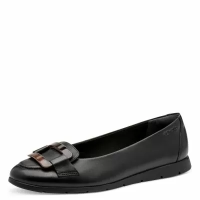 Балерини  TAMARIS - 1-22170-45-003 BLACK LEATHER