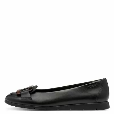Балерини  TAMARIS - 1-22170-45-003 BLACK LEATHER