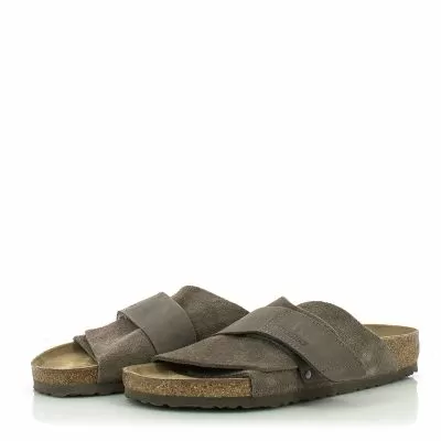 Мъжки Чехли Комфорт BIRKENSTOCK - 1029137 KYOTO CONCRETE GREY
