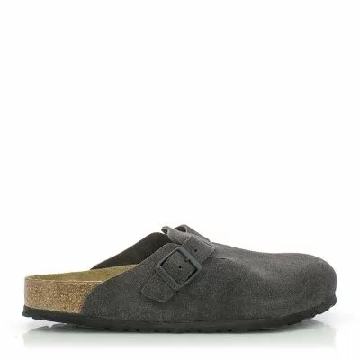 Мъжки Ежедневни Чехли BIRKENSTOCK - 1028602 BOSTON VELVET GREY