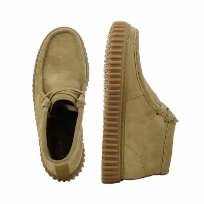 Мъжки Ежедневни Боти CLARKS - 26173663 TORHILL HI DARK SAND SUEDE