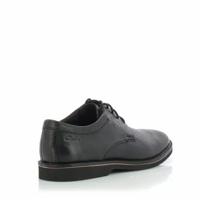 Мъжки Офис Обувки CLARKS - 26173608 ATTICUS LTLACE BLACK