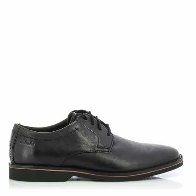 Мъжки Офис Обувки CLARKS - 26173608 ATTICUS LTLACE BLACK