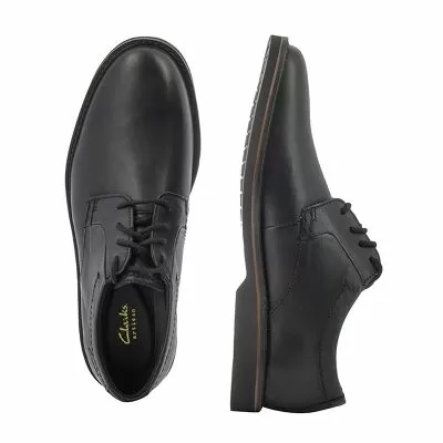 Мъжки Офис Обувки CLARKS - 26173608 ATTICUS LTLACE BLACK