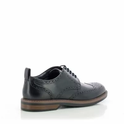 Мъжки Ежедневни CLARKS - 26178471 ALDWIN LIMIT NAVY LEATHER