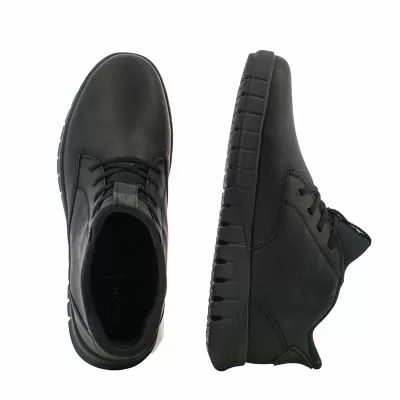 Мъжки Ежедневни Боти GEOX - U56MAB U FLEXTRIDE PLUS BLACK