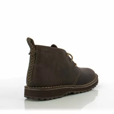 Мъжки Ежедневни Боти CLARKS - 26179717 SOLSBURY DB DARK BROWN LEA