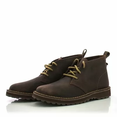 Мъжки Ежедневни Боти CLARKS - 26179717 SOLSBURY DB DARK BROWN LEA