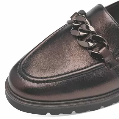 Дамски Лоуфър TAMARIS - 1-24201-41-351 MOCCA METALL.