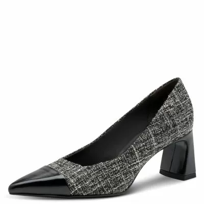 Токчета TAMARIS - 1-22466-45-009 BLACK/WHITE