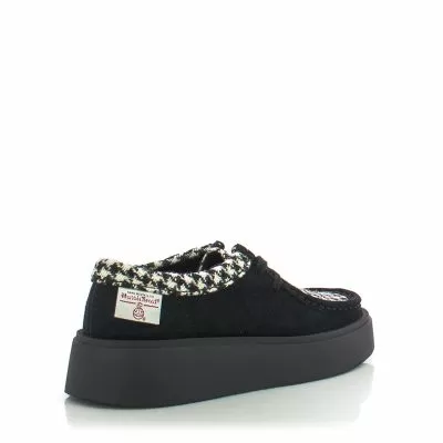 Дамски Ежедневни CLARKS - 26184945 TORVIEW W BLACK TWEEDCOMBI