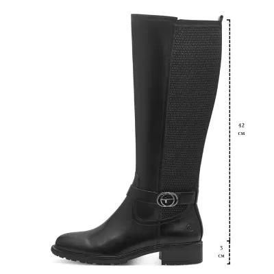 Офицерки TAMARIS - 1-25618-43-001 BLACK