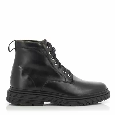 Мъжки Ежедневни Боти CLARKS - 26183262 BADBURY HI WP BLACK LEA