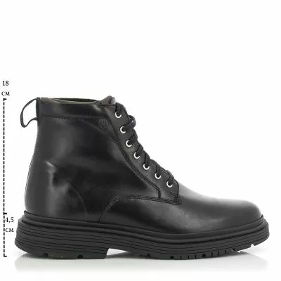 Мъжки Ежедневни Боти CLARKS - 26183262 BADBURY HI WP BLACK LEA