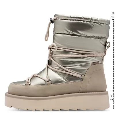 Дамски Спортни Боти TAMARIS - 1-26836-41-179 CHAMPAGNE
